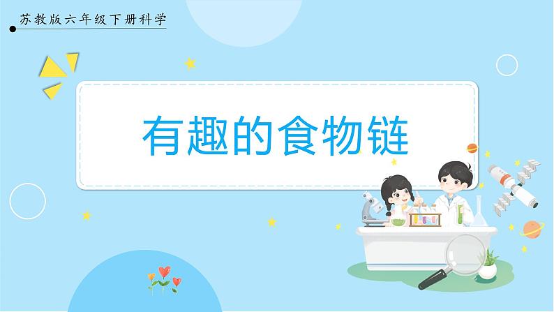 【苏教版】六下科学  2.6 有趣的食物链（课件+教案+同步练习+素材）01