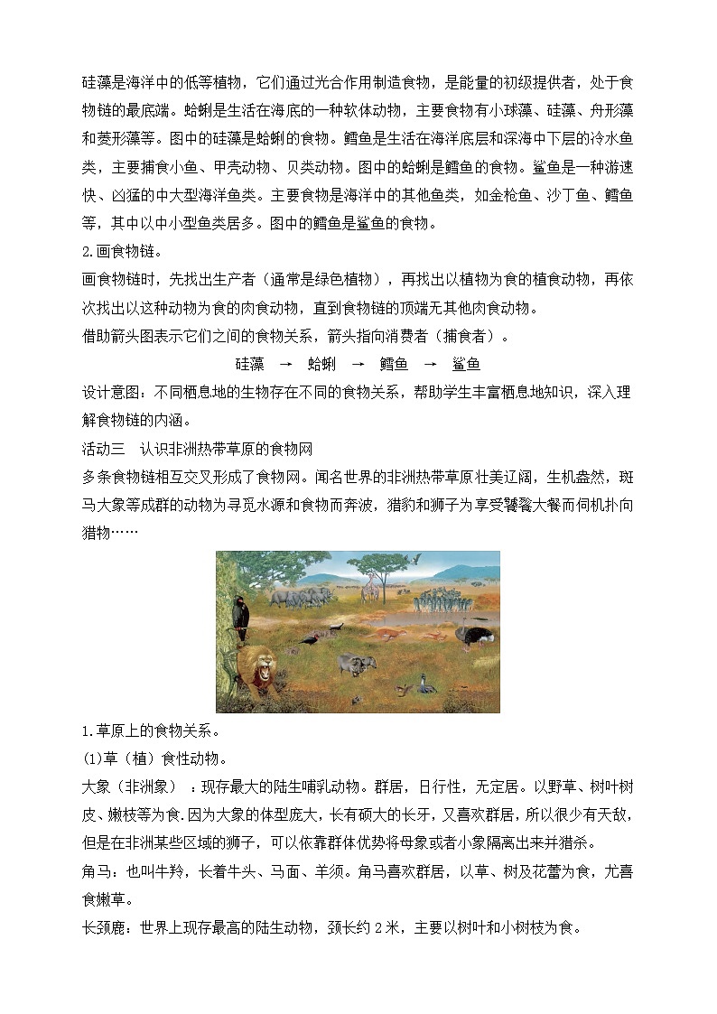 【苏教版】六下科学  2.6 有趣的食物链（课件+教案+同步练习+素材）03