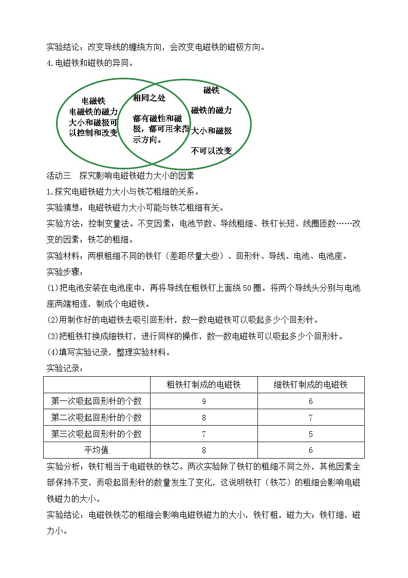 【苏教版】六下科学  1.4 电磁铁（课件+教案+同步练习+素材）03
