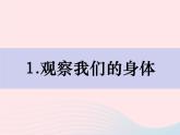 教科版二年级科学下册我们自己2.1观察我们的身体精品课件+教学设计+练习