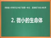 苏教版小学科学五年级下册《2.微小的生命体》课件+教案+视频+作业（全套）