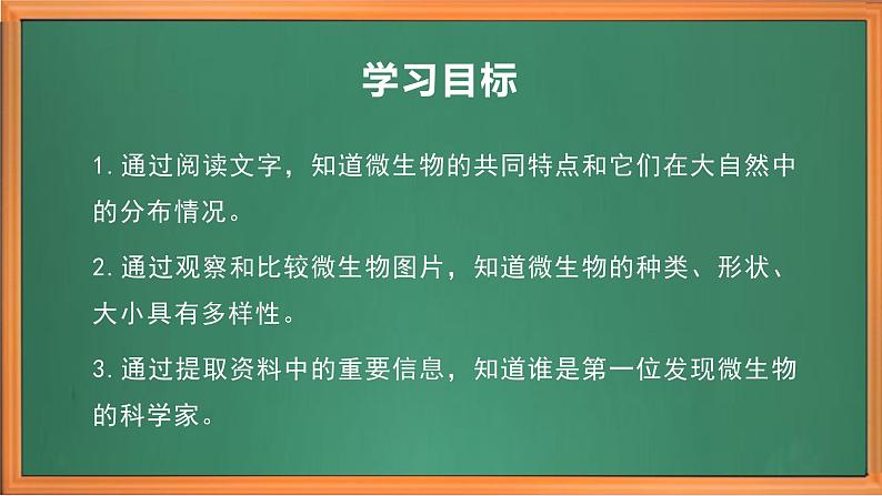 苏教版小学科学五年级下册第一单元《2 微小的生命体》课件+作业设计+视频第3页