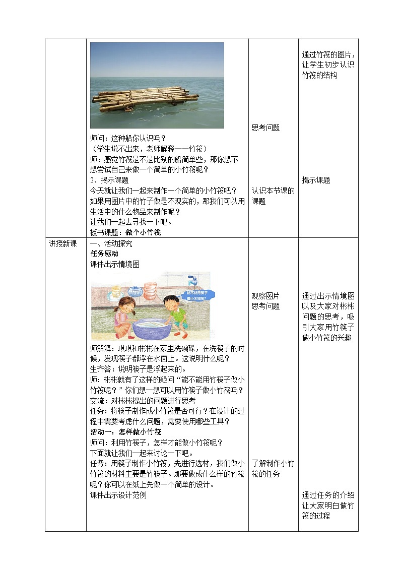 【粤教粤科版】一下科学  2.6《做个小竹筏》课件+教案+练习02