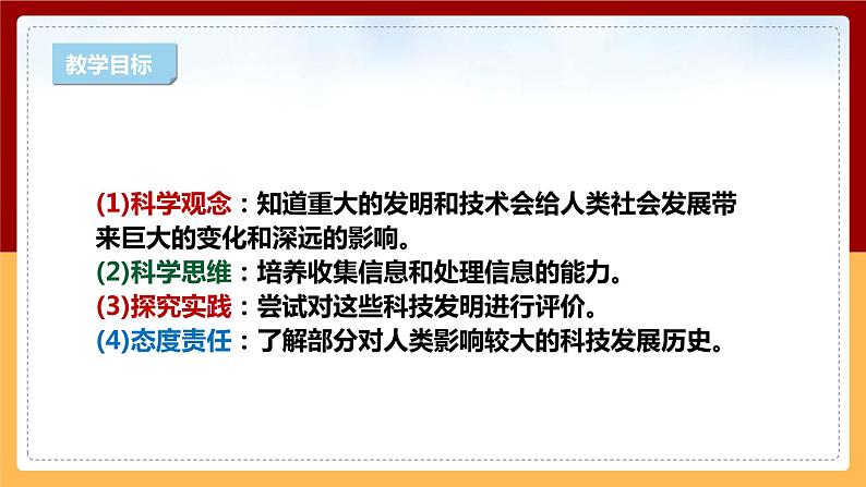 【大象版】六下科学  4.1《日新月异的人类生活》课件+教案+同步练习02