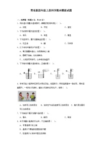 青岛版四年级上册科学期末模拟测试题.1