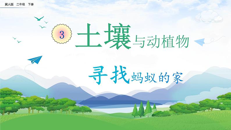 【核心素养】冀人版小学科学二年级下册 7.寻找蚂蚁的家 课件+教案（含教学反思）01