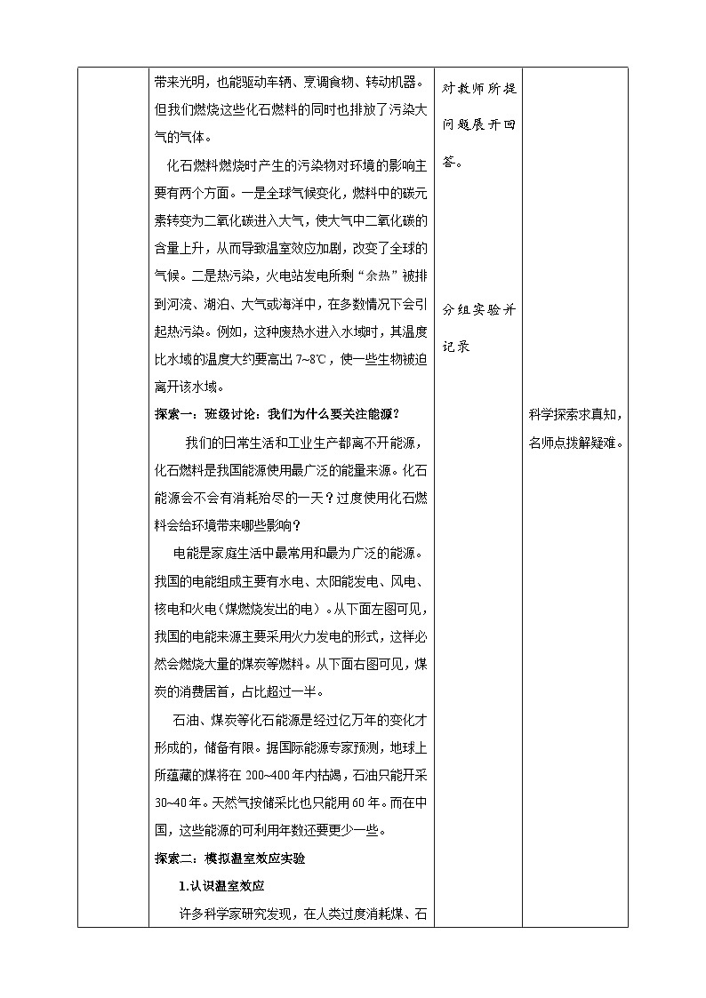 3.5《合理利用能源》教案 教科版五年级科学下册02