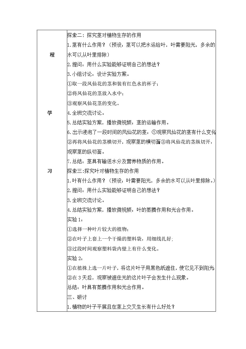 教科版科学四年级下册 1.4 茎和叶 同步课件+教案+音视频素材02