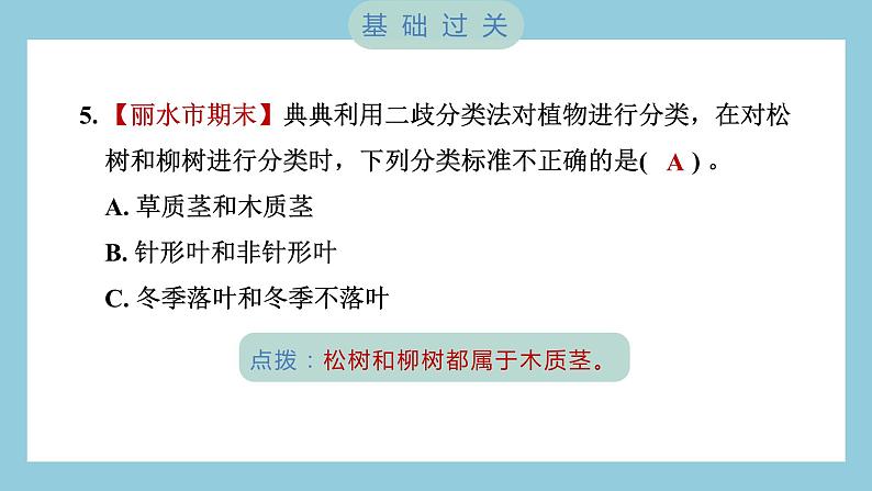 2.2 制作校园生物分布图（习题课件）-2023-2024学年科学六年级下册教科版第6页