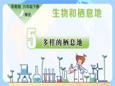 蘇教版科學六年級下冊 第5課 多樣的棲息地 同步課件+同步教案