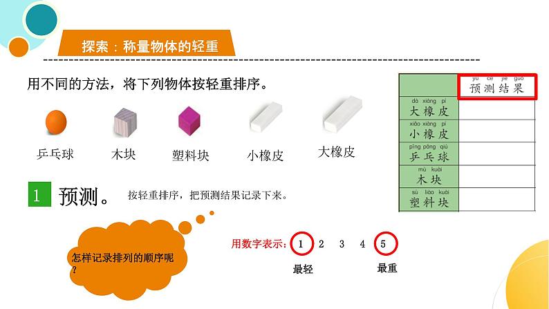 杭州教科版一年级下册科学第一单元《2.谁轻谁重》课件第4页