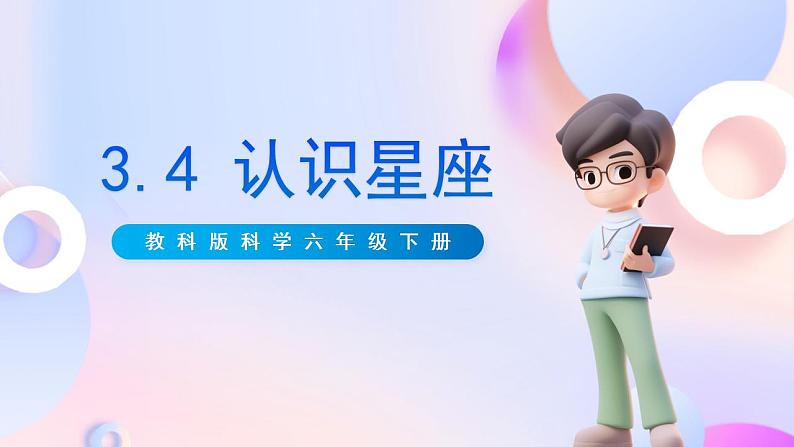【创意导入】教科版科学六年级下册3.4《认识星座》课件第1页