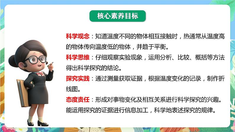 【核心素养】教科版科学五下4.3《温度不同的物体相互接触》课件第2页