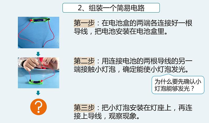 杭州教科版四年级下册科学第二单元《3.简易电路》课件第5页