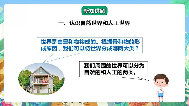 【核心素养】人教鄂教版科学二年级下册4.10《自然世界与人工世界》课件+教案+分层练习05