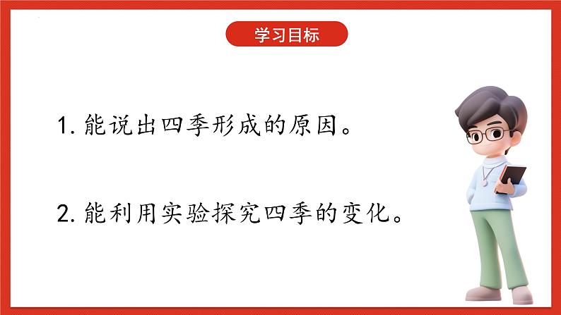 冀人版科学六年级下册1.3《四季的形成》课件02