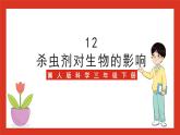 冀人版科学三年级下册 12《杀虫剂对生物的影响》课件+教案+练习