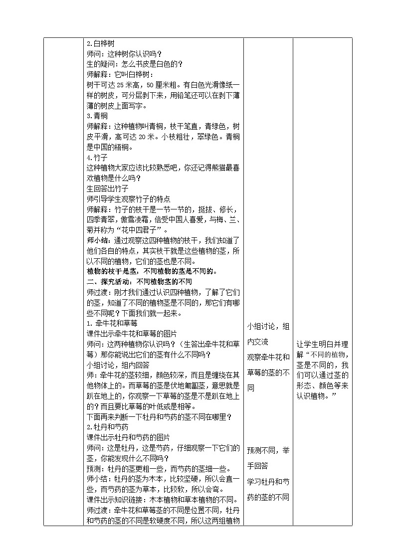 【青岛版六三制】一下科学  3.11 看茎认植物 课件+教案+练习02