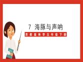 苏教版科学五下 2.7《海豚与声呐》课件+教案