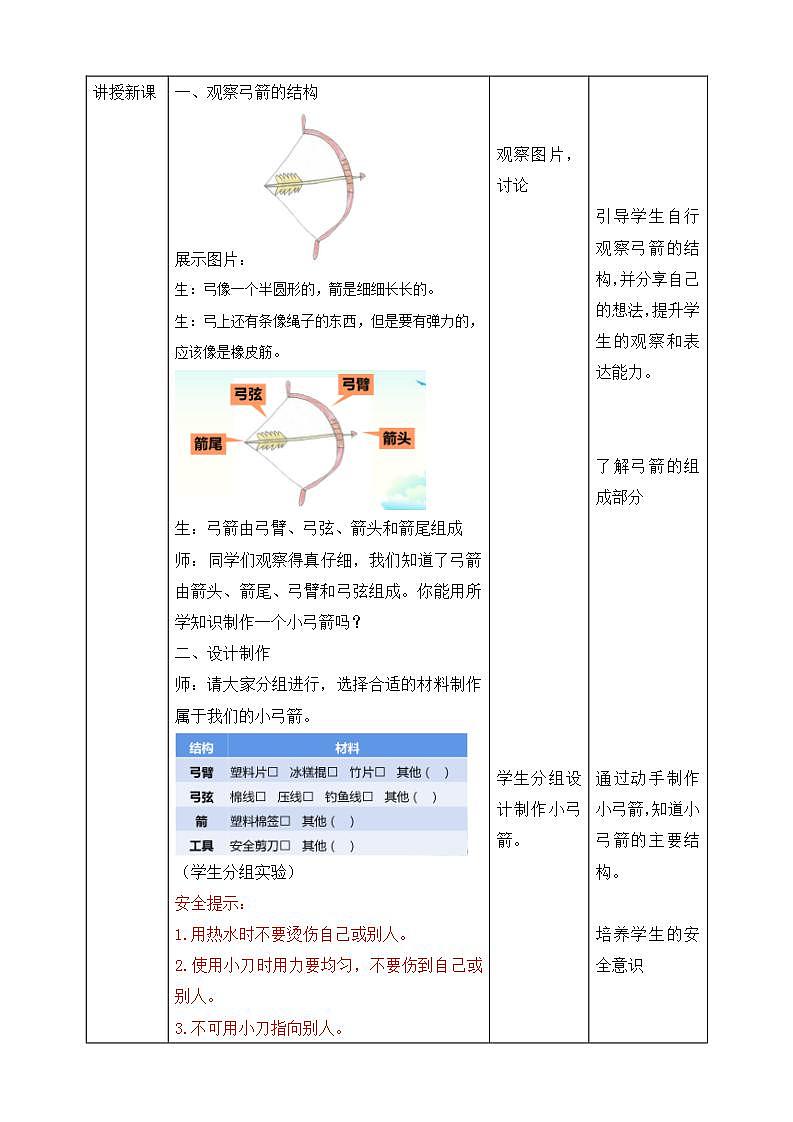 【核心素养】大象版科学二年级下册 准备单元4.3《制作小弓箭》课件+教案+分层练习（含答案）+素材02