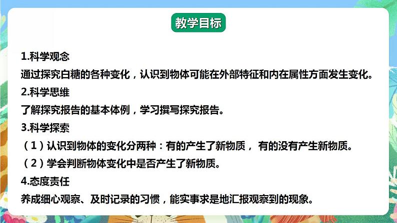 【核心素养】大象版科学六年级下册3.1《糖的变化》课件+教案+分层练习（含答案）+素材02