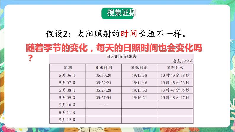 大象版科学五年级下册3.4《四季的变化》课件08