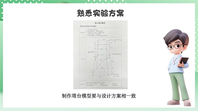 教科版科学六年级下册1.5《制作塔台模型》课件+探究记录单+微课06