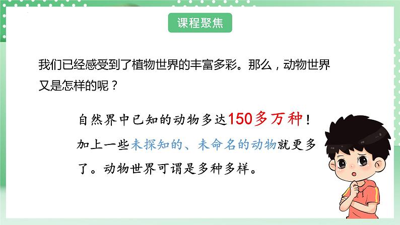 教科版科学六年级下册2.4《多种多样的动物》课件+探究记录单+微课04