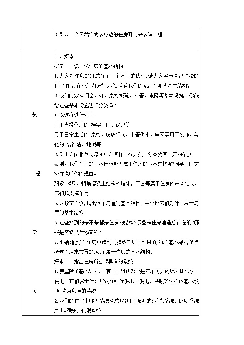 第1课 了解我们的住房（教学设计）-2023-2024学年六年级科学下册同步精品课堂系列（教科版）第2页