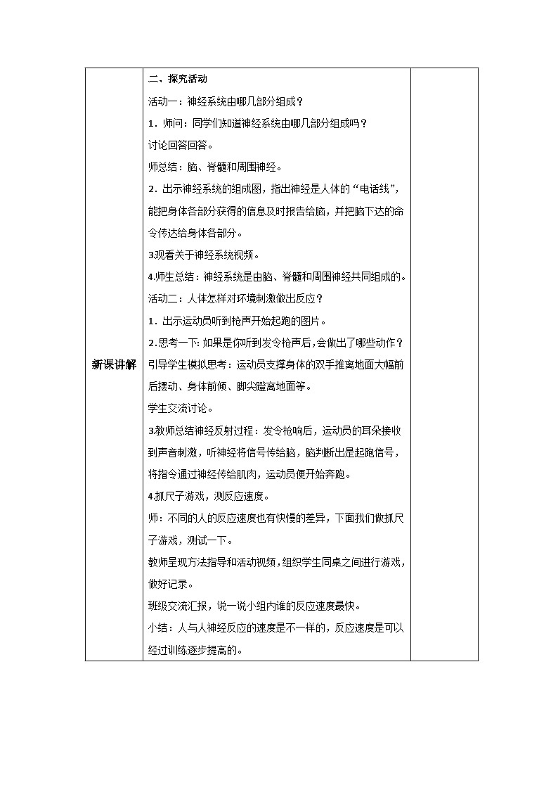 青岛版科学五年级下册1.2《神经系统》课件+教案+练习（含答案）+素材02