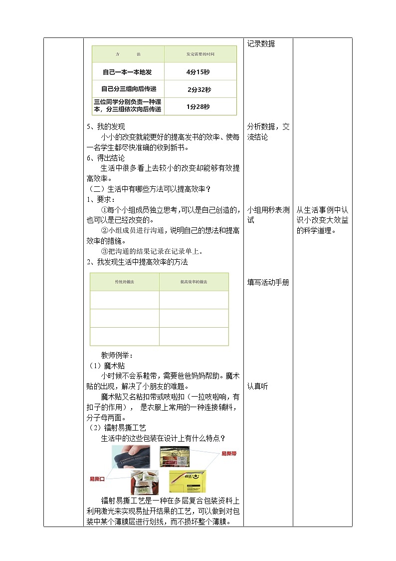 青岛版（六三）三年级科学下册7.23《小改变大效率》教案第2页