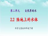 大象版（2017）科学四年级下册第二单元第二节《陆地上的水体》课件
