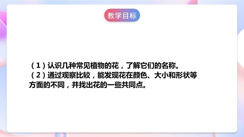 【核心素养】人教鄂教版科学一年级下册1.2《多彩的花》课件+教案+分层练习04