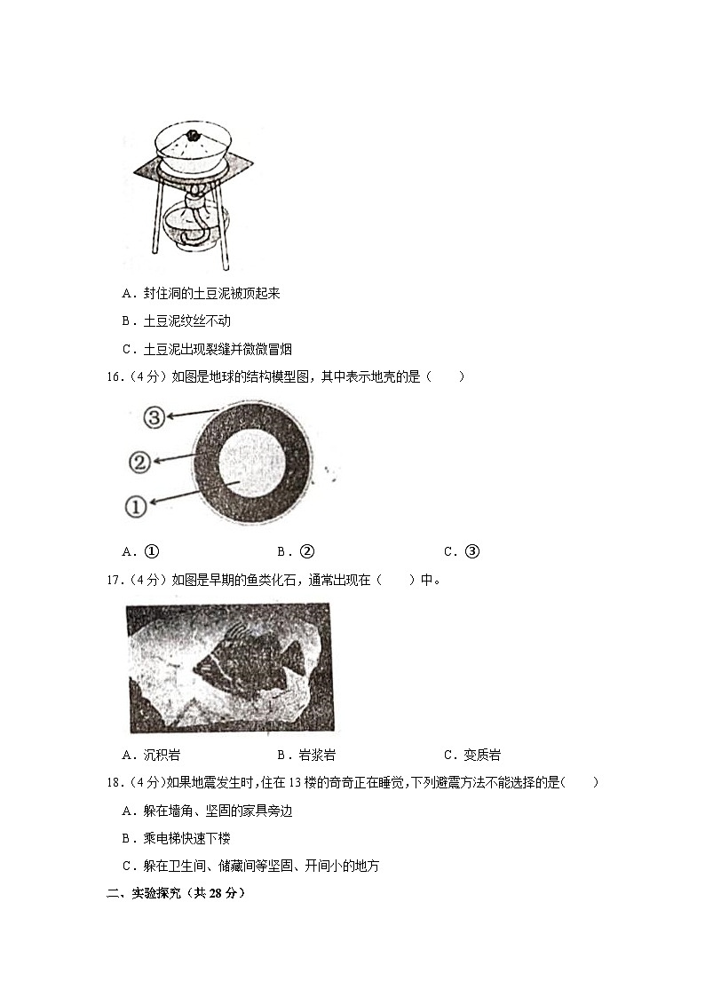 河南省郑州市新郑市2023-2024学年五年级上学期期末测试科学试卷第3页