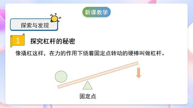 冀人版科学五年级下册5.17《撬杠的学问》课件07