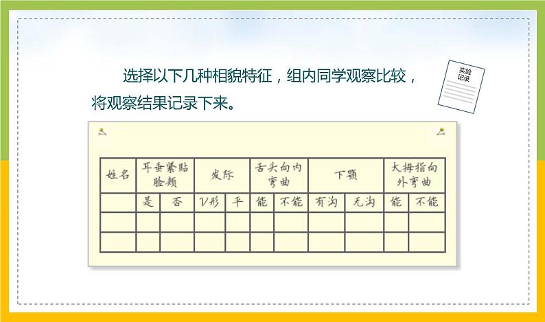 新教科版六年级下册科学2-5《相貌各异的我们》课件06