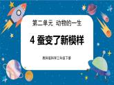 【核心素養(yǎng)】2.4《蠶變了新模樣》課件+教案（教科版科學(xué)三下）