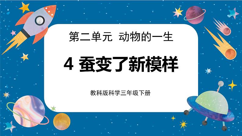 【核心素养】2.4《蚕变了新模样》课件+教案（教科版科学三下）01