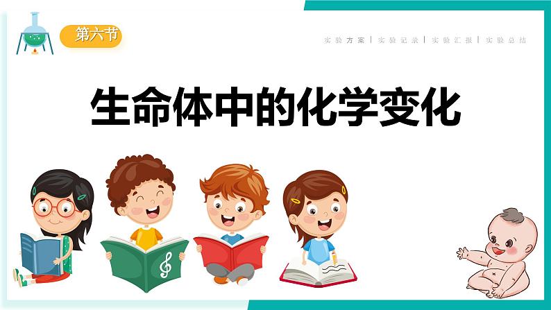 教科版科学六年级下册 4.6生命体中的化学变化 同步课件01