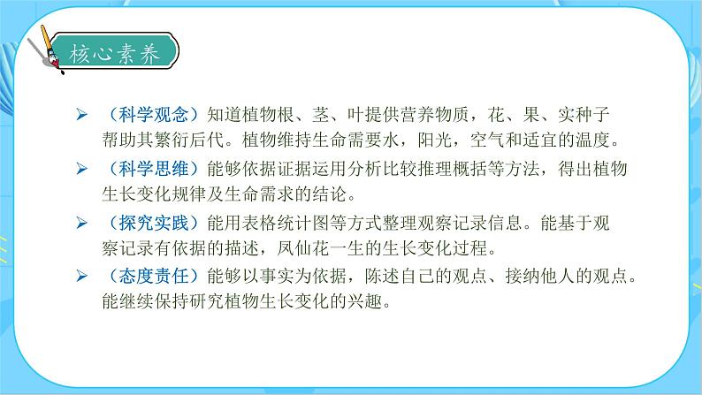 教科版科学四年级下册 1.8  凤仙花的一生 同步课件第4页