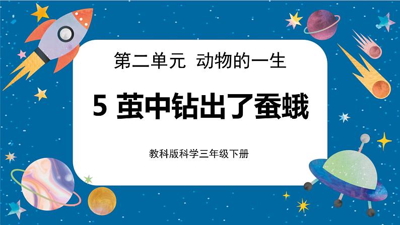 【核心素养】2.5《茧中钻出了蚕蛾》课件+教案（教科版科学三下）01