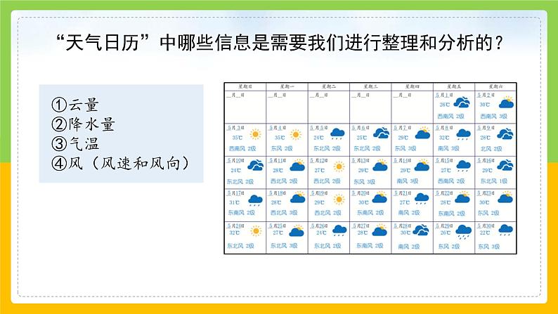 教科版 科学 三上 《整理我们的天气日历》课件+教案（含教学反思）05