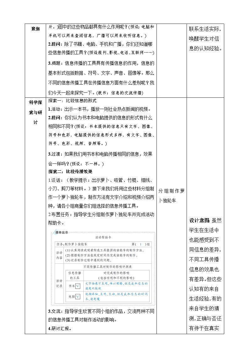 教科版（2017秋）科学六年级上册-3.7 信息的交流传播教案02