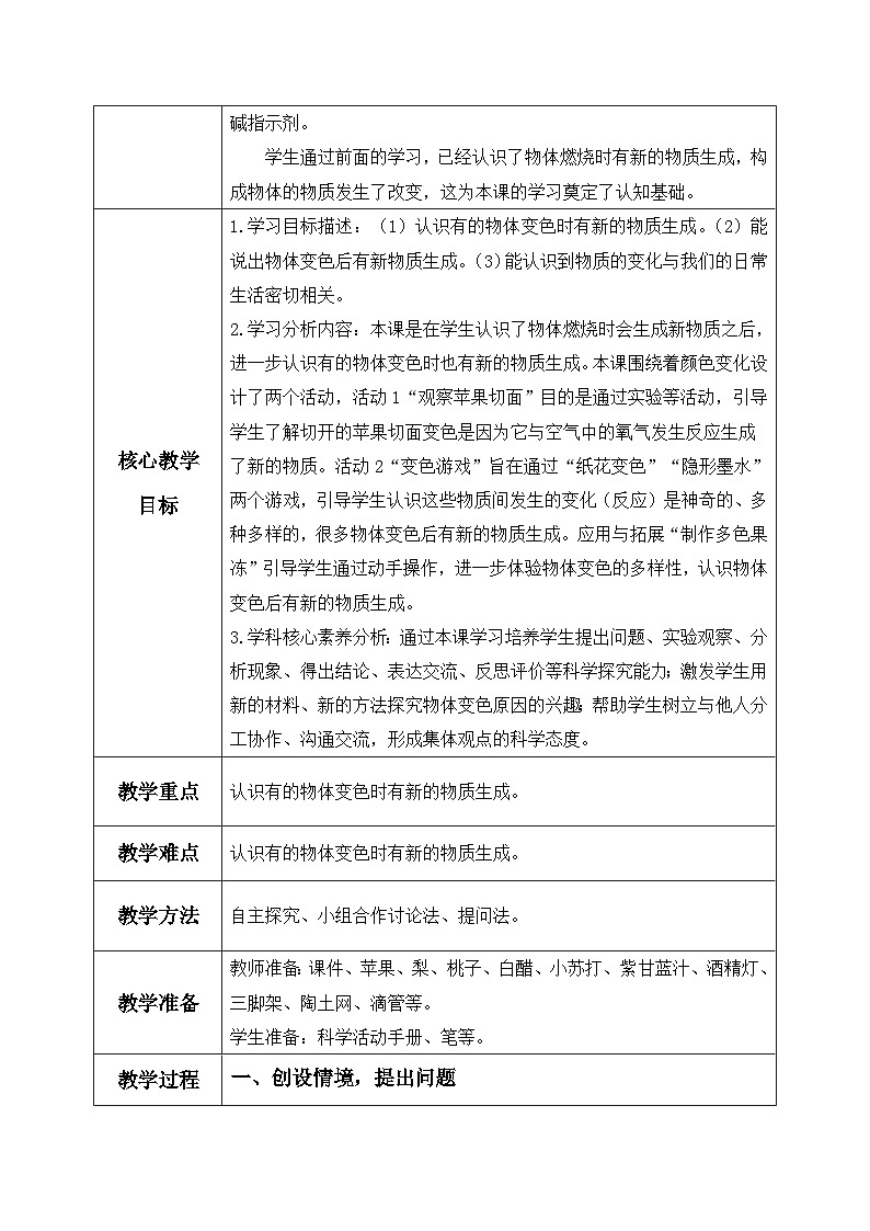 【核心素养】冀教版小学科学五年级上册     3.变色游戏     课件ppt+ 教案02