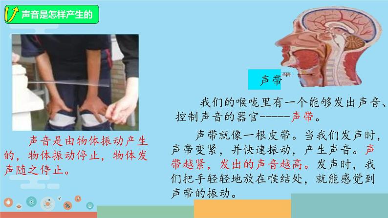 第一单元 声音 综合与复习 课件 小学科学教科版四年级上册04