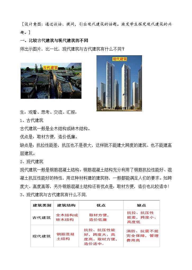苏教版小学科学六上第五单元《17钢筋混凝土与现代建筑业》课件+教案+视频+作业02