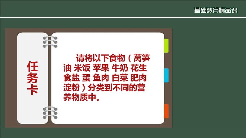 教科版四年级上册《食物中的营养》课件第6页