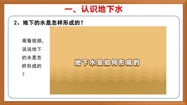 苏教版小学科学三上第四单元《13 地下水》课件+教案+视频+作业07