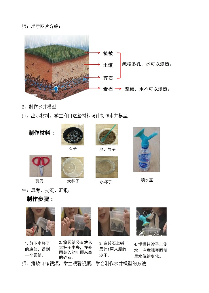 苏教版小学科学三上第四单元《13 地下水》课件+教案+视频+作业03