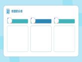 蓝绿色简约卡通边框儿童预防接种疫苗PPT模板